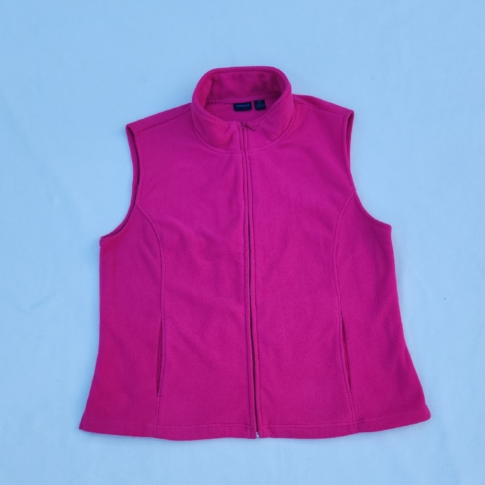 Westbound Hot Pink Fleece Vest Sz. XL